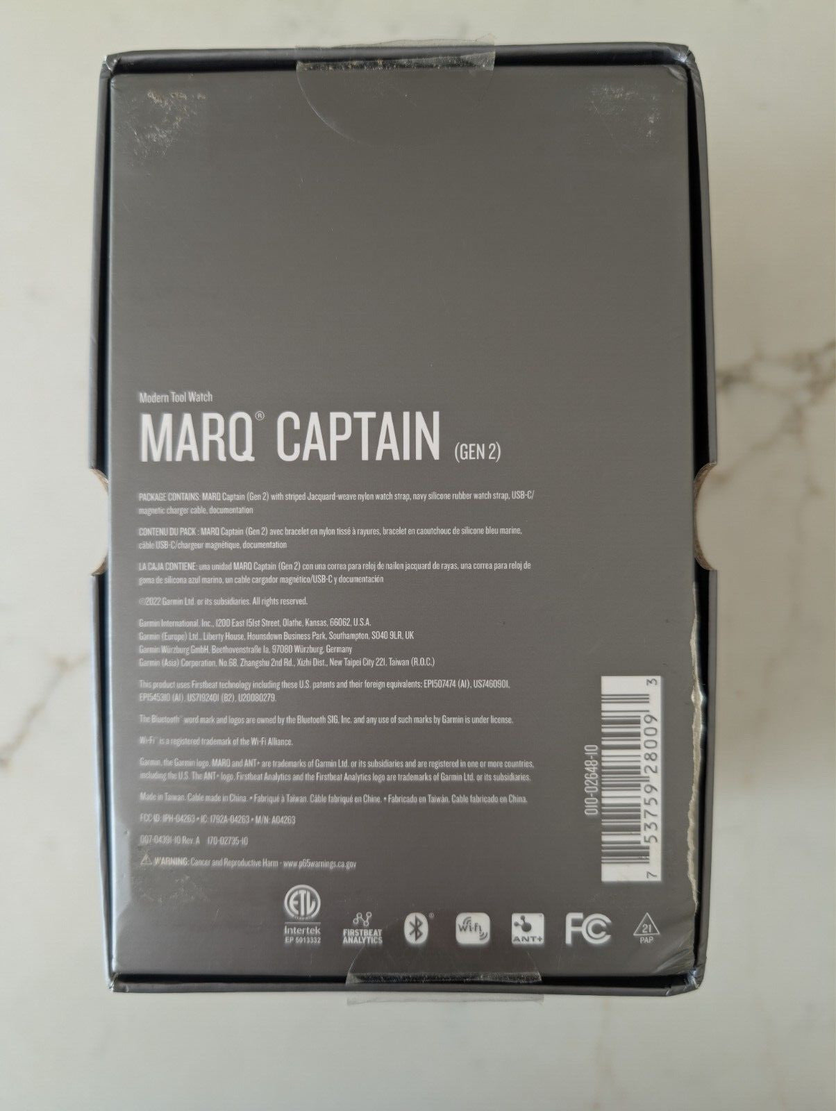 Garmin MARQ Captain Gen 2 Modern Tool Watch Fitness Smartwatch