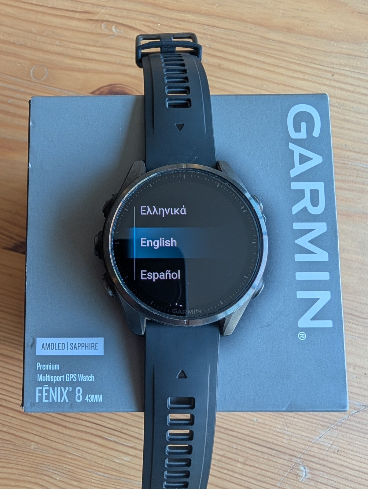 Garmin Fenix 8 Amoled Sapphire 43mm + Spare straps - Excellent Condition!