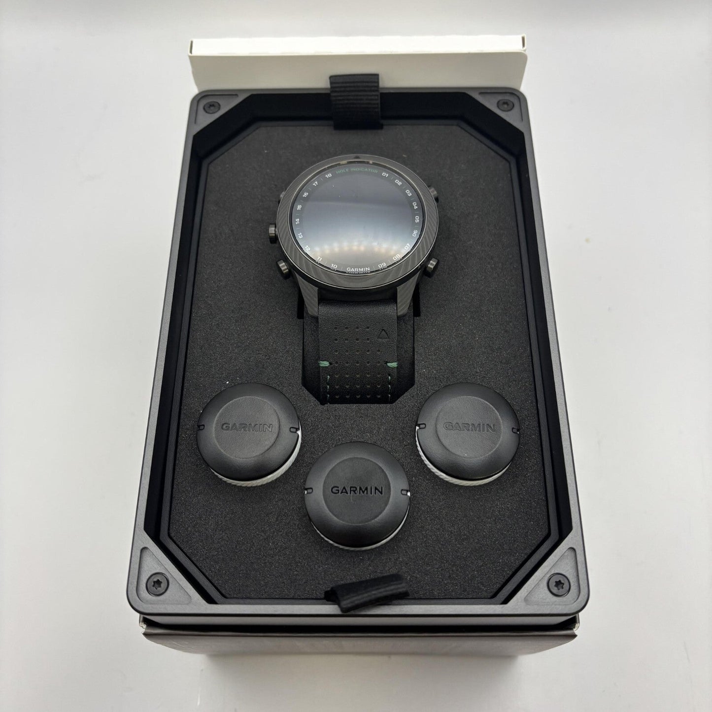 Garmin MARQ Golfer (Gen 2) Carbon Edition w/ Black Band (GPS) - Excellent