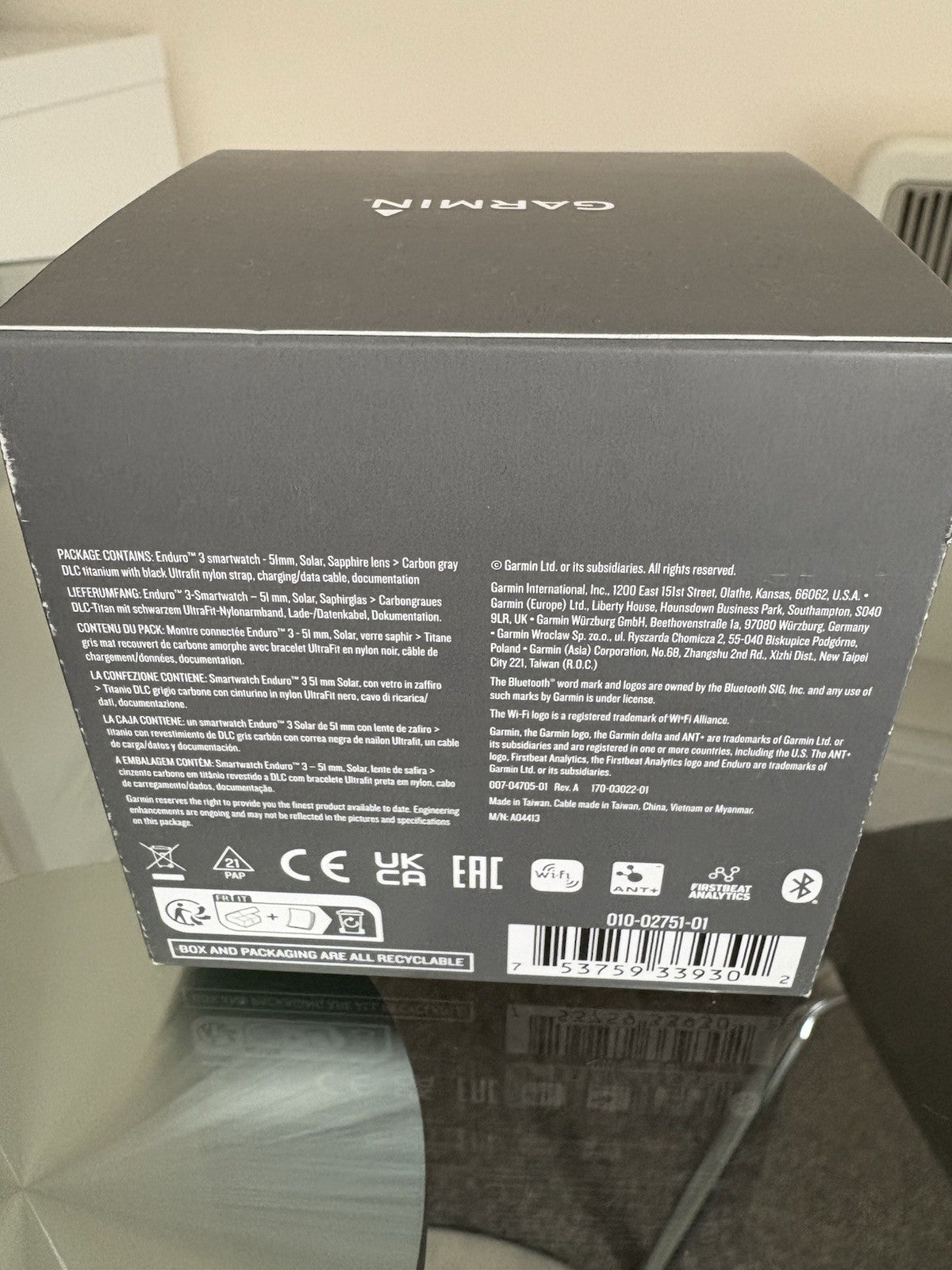 Garmin Enduro 3 Smartwatch