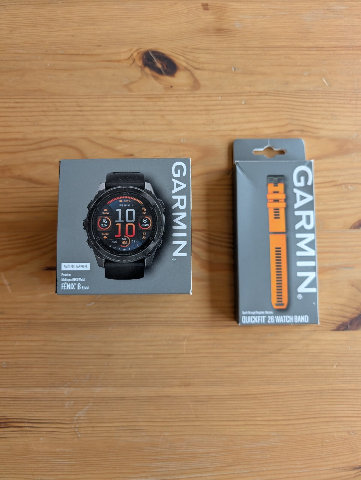 Garmin Fenix 8 51mm Amoled Sapphire Watch - Excellent Condition