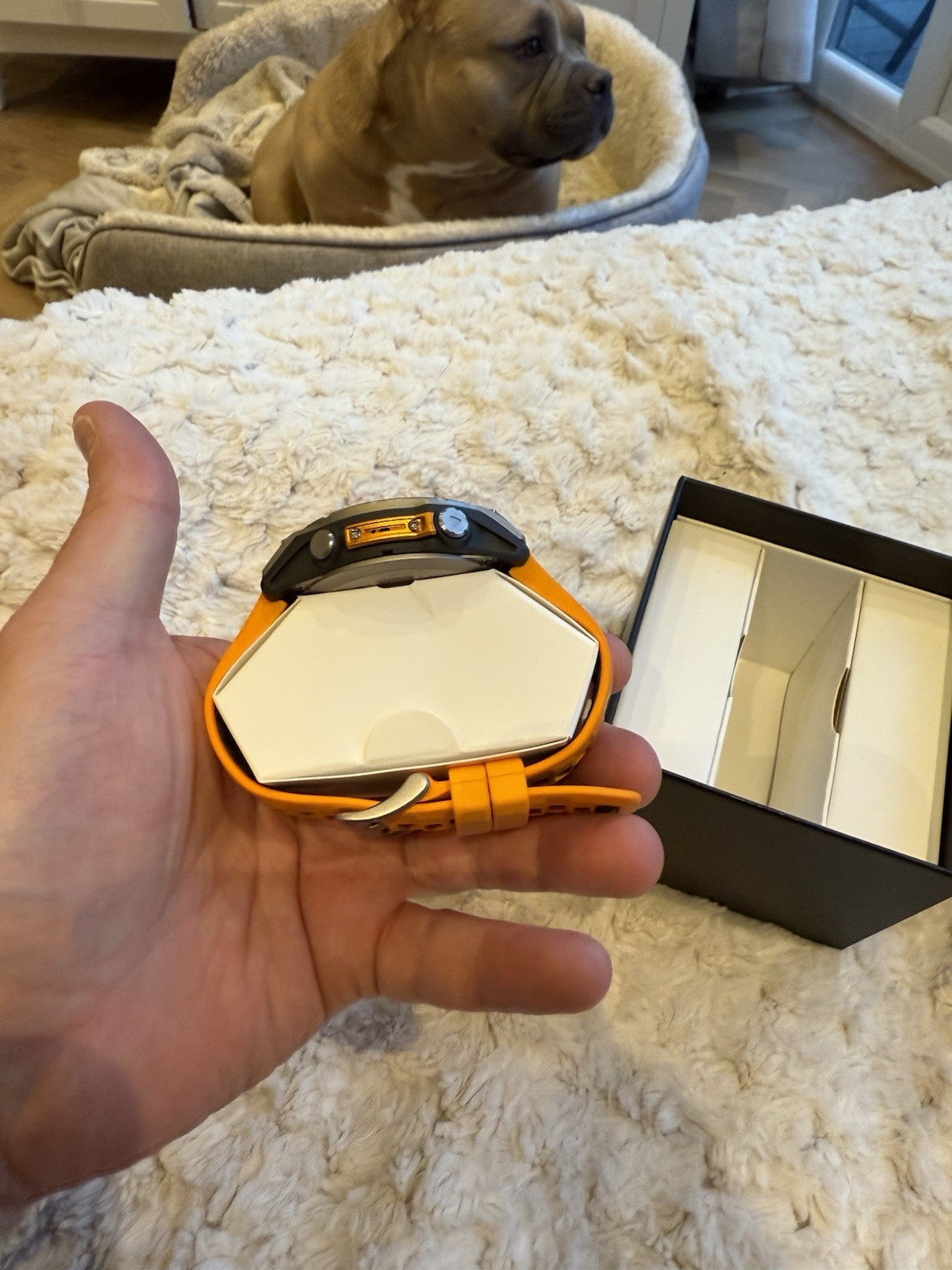 Garmin Fenix 8 47mm Sapphire Orange Spark Edition 2 Months Old