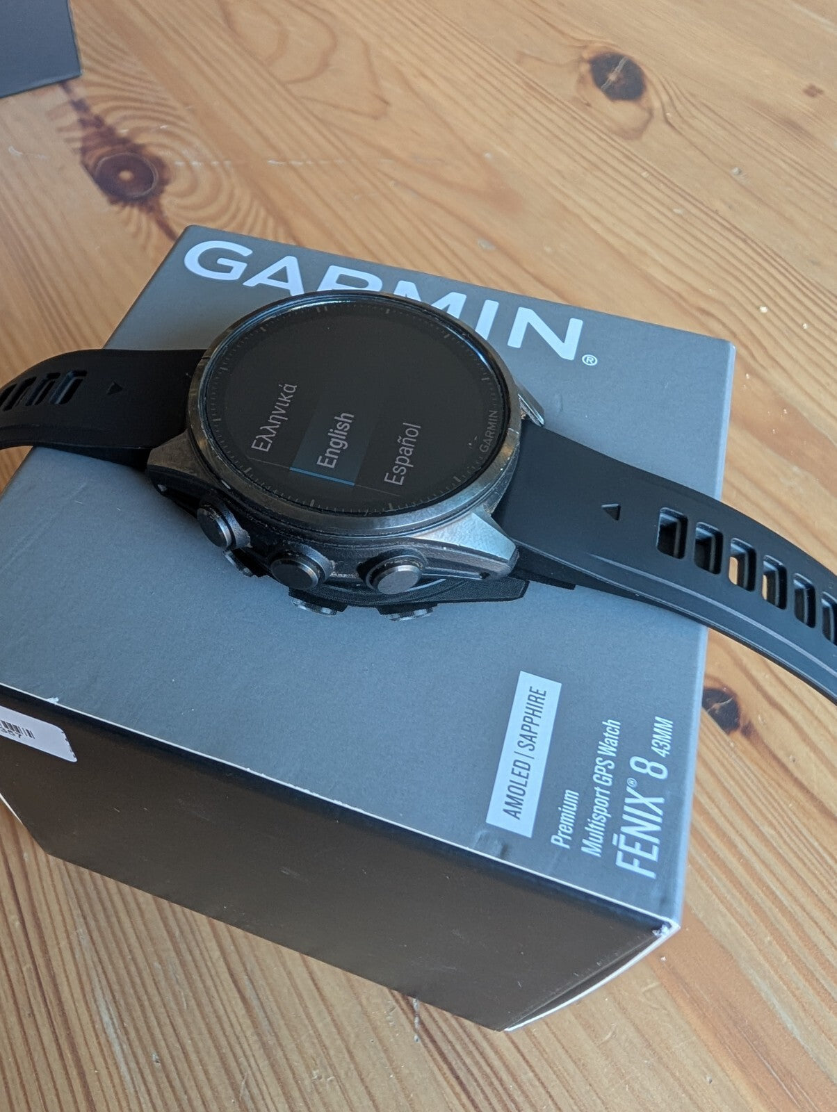 Garmin Fenix 8 Amoled Sapphire 43mm + Spare straps - Excellent Condition!