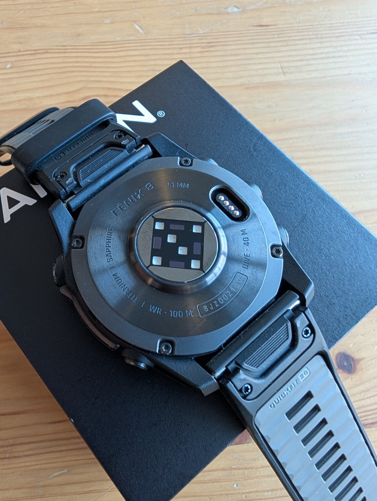 Garmin Fenix 8 51mm Amoled Sapphire Watch - Excellent Condition