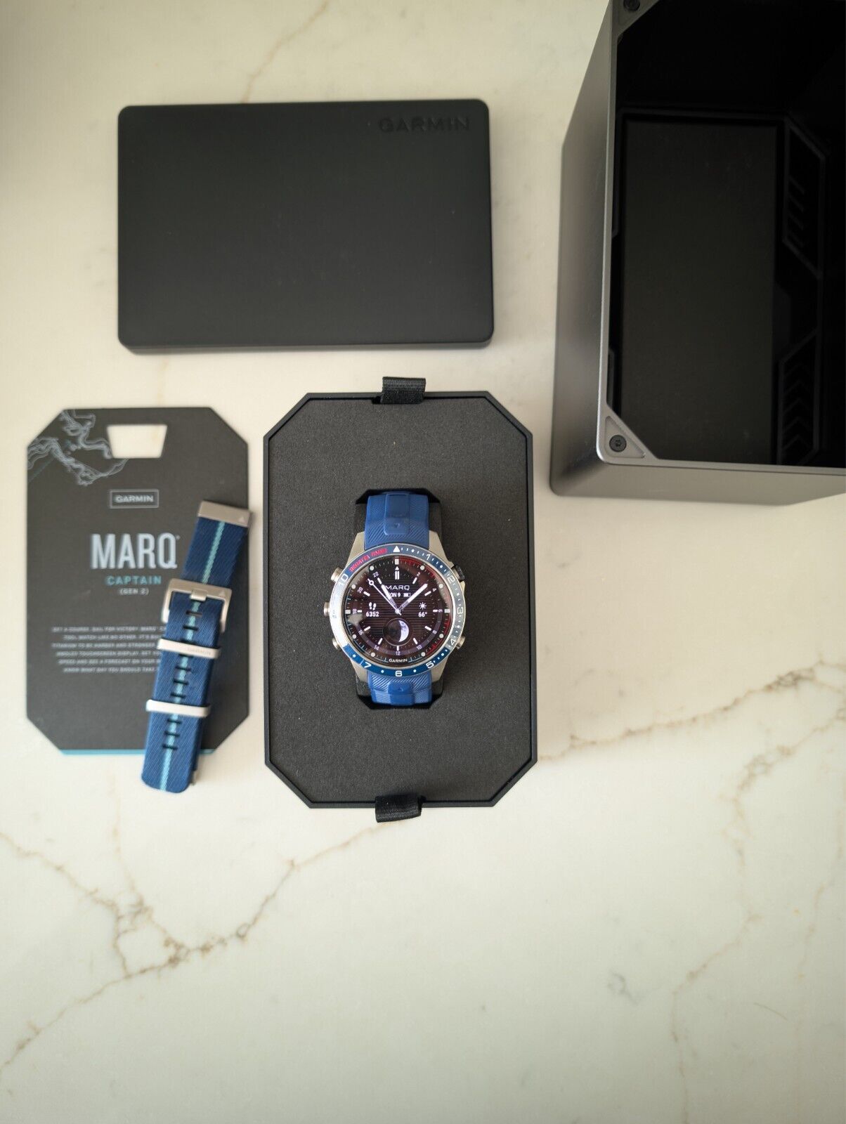 Garmin MARQ Captain Gen 2 Modern Tool Watch Fitness Smartwatch